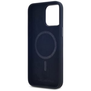 Dėklas Karl Lagerfeld Silicone Shadow Metal Initial MagSafe Apple iPhone 15 Pro Max juodos spalvos - Image 7