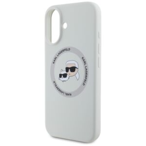 Dėklas Karl Lagerfeld Silicone Double Heads And Circle MagSafe Apple iPhone 16 beige - Image 6