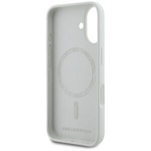 Dėklas Karl Lagerfeld Silicone Double Heads And Circle MagSafe Apple iPhone 16 beige - Image 7