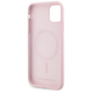 Dėklas Karl Lagerfeld Silicone Karl&Choupette MagSafe Apple iPhone 11 rožinės spalvos - Image 7