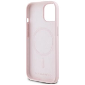 Dėklas Karl Lagerfeld Silicone Karl&Choupette MagSafe Apple iPhone 15 Plus rožinės spalvos - Image 7