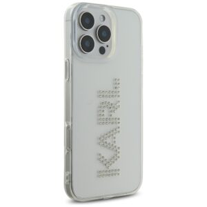 Dėklas Karl Lagerfeld IML Rhinestones Logo Apple iPhone 16 Pro skaidrus - Image 4