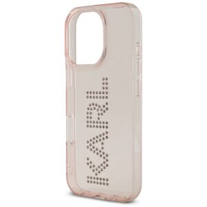 Dėklas Karl Lagerfeld IML Rhinestones Logo Apple iPhone 16 Pro Max rožinės spalvos - Image 6