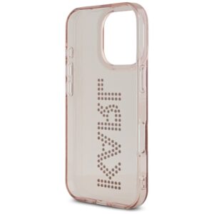 Dėklas Karl Lagerfeld IML Rhinestones Logo Apple iPhone 16 Pro Max rožinės spalvos - Image 7