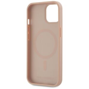 Dėklas Karl Lagerfeld Leather Monogram Metal Logo MagSafe Apple iPhone 15 rožinės spalvos - Image 7