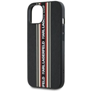 Dėklas Karl Lagerfeld Saffiano Athleisure Stripes Cord Apple iPhone 15 red - Image 5