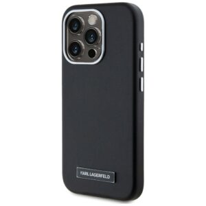 Dėklas Karl Lagerfeld FW Metal Plate MagSafe Apple iPhone 15 Pro juodos spalvos - Image 2