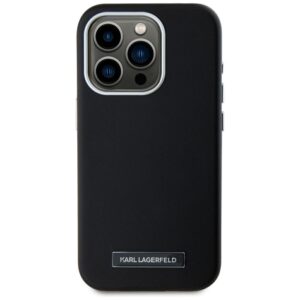 Dėklas Karl Lagerfeld FW Metal Plate MagSafe Apple iPhone 15 Pro juodos spalvos - Image 3