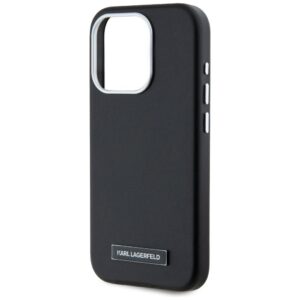 Dėklas Karl Lagerfeld FW Metal Plate MagSafe Apple iPhone 15 Pro juodos spalvos - Image 6