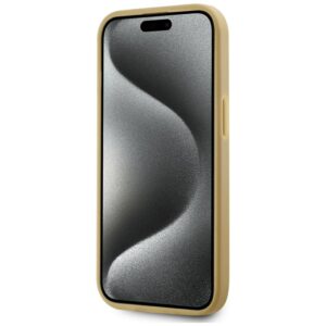 Dėklas Karl Lagerfeld Wrinkled Metal Signature Apple iPhone 15 gold - Image 5