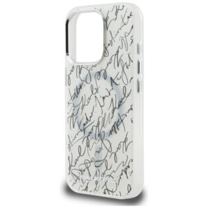 Dėklas Karl Lagerfeld IML Karl Script Pattern MagSafe Apple iPhone 16 Pro baltos spalvos - Image 6