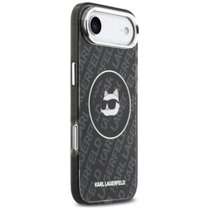 Karl Lagerfeld IML Choupette Head Logo MagSafe dėklas Apple iPhone Air juodos spalvos - Image 4