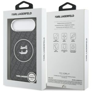 Karl Lagerfeld IML Choupette Head Logo MagSafe dėklas Apple iPhone Air juodos spalvos - Image 8