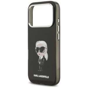 Karl Lagerfeld IML Aquarelle Karl & Logo MagSafe dėklas Apple iPhone 17 Pro juodos spalvos - Image 6