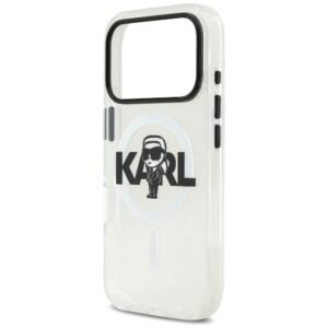 Karl Lagerfeld IML Karl Sketch Logo MagSafe dėklas Apple iPhone 17 Pro skaidrus - Image 6