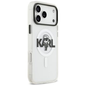 Karl Lagerfeld IML Karl Sketch Logo MagSafe dėklas Apple iPhone 17 Pro Max skaidrus - Image 4