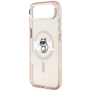 Karl Lagerfeld IML Choupette Sketch Logo MagSafe dėklas Apple iPhone Air rožinės spalvos - Image 6
