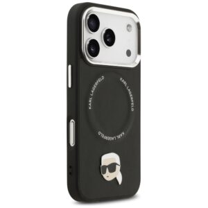 Karl Lagerfeld Karl Pin MagSafe dėklas Apple iPhone 17 Pro juodos spalvos - Image 4