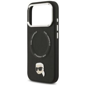 Karl Lagerfeld Karl Pin MagSafe dėklas Apple iPhone 17 Pro juodos spalvos - Image 6