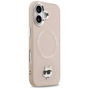 Karl Lagerfeld Choupette Pin MagSafe dėklas Apple iPhone 17 rožinės spalvos - Image 4