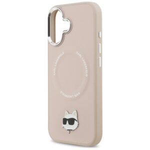 Karl Lagerfeld Choupette Pin MagSafe dėklas Apple iPhone 17 rožinės spalvos - Image 7
