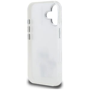 Dėklas Karl Lagerfeld IML Aquarelle Karl & Choupette & Logo Apple iPhone 16 baltos spalvos - Image 7