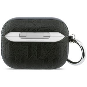 Dėklas Karl Lagerfeld Monogram Karl & Choupette Head skirtas AirPods Pro 3 juodos spalvos - Image 2