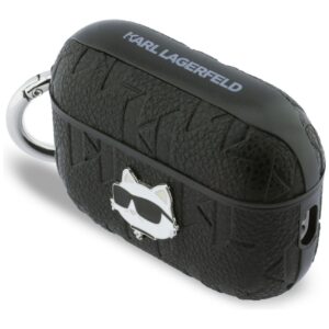 Dėklas Karl Lagerfeld Monogram Choupette Head skirtas AirPods Pro 3 juodos spalvos - Image 3