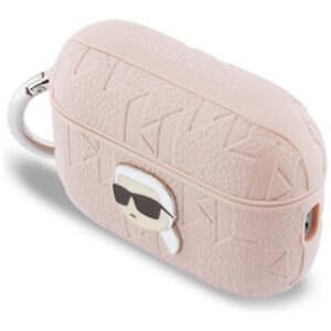Dėklas Karl Lagerfeld Monogram Karl Head skirtas AirPods Pro 3 rožinės spalvos - Image 3