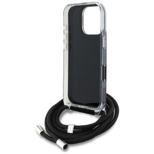 Dėklas Karl Lagerfeld IML Crossbody Karl&Choupette Head Apple iPhone 16 Pro Max juodos spalvos - Image 6