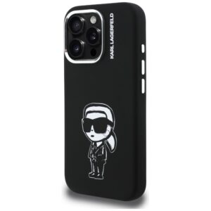 Dėklas Karl Lagerfeld Silicone Karl Sketch MagSafe Apple iPhone 16 Pro juodos spalvos - Image 2