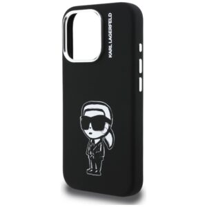 Dėklas Karl Lagerfeld Silicone Karl Sketch MagSafe Apple iPhone 16 Pro juodos spalvos - Image 6