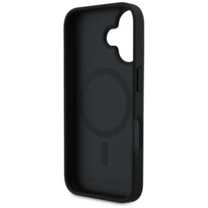 Dėklas Karl Lagerfeld Grained Pattern & Logo MagSafe Apple iPhone 16 juodos spalvos - Image 7