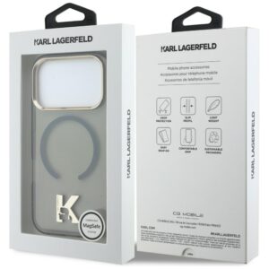 Dėklas Karl Lagerfeld IML K Head Logo MagSafe Apple iPhone 17 Pro juodos spalvos - Image 8