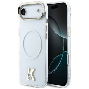 Dėklas Karl Lagerfeld IML K Head Logo MagSafe Apple iPhone Air skaidrus