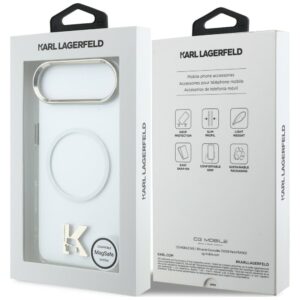 Dėklas Karl Lagerfeld IML K Head Logo MagSafe Apple iPhone Air skaidrus - Image 8