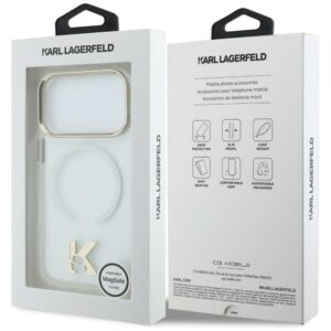 Dėklas Karl Lagerfeld IML K Head Logo MagSafe Apple iPhone 17 Pro skaidrus - Image 8