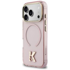 Dėklas Karl Lagerfeld IML K Head Logo MagSafe Apple iPhone 17 Pro rožinės spalvos - Image 2