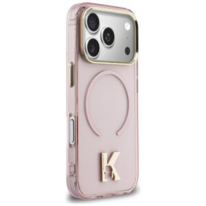 Dėklas Karl Lagerfeld IML K Head Logo MagSafe Apple iPhone 17 Pro rožinės spalvos - Image 4