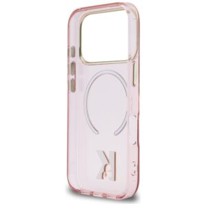 Dėklas Karl Lagerfeld IML K Head Logo MagSafe Apple iPhone 17 Pro rožinės spalvos - Image 7