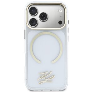 Dėklas Karl Lagerfeld IML KL Script Logo MagSafe Apple iPhone 17 Pro Max skaidrus - Image 3