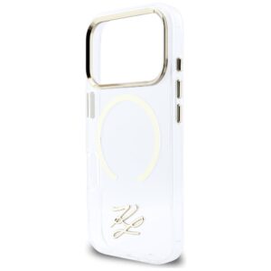 Dėklas Karl Lagerfeld IML KL Script Logo MagSafe Apple iPhone 17 Pro Max skaidrus - Image 6
