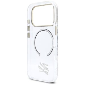 Dėklas Karl Lagerfeld IML KL Script Logo MagSafe Apple iPhone 17 Pro Max skaidrus - Image 7