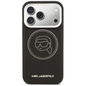 Dėklas Karl Lagerfeld K Head Point Logo MagSafe Apple iPhone 17 Pro juodos spalvos - Image 3