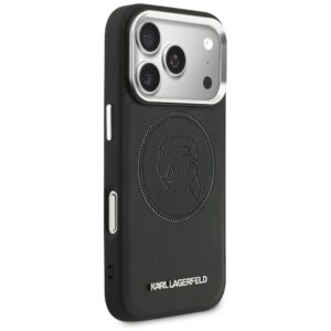 Dėklas Karl Lagerfeld K Head Point Logo MagSafe Apple iPhone 17 Pro Max juodos spalvos - Image 4