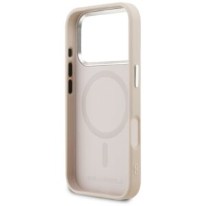 Dėklas Karl Lagerfeld K Head Point Logo MagSafe Apple iPhone 17 Pro rožinės spalvos - Image 7
