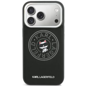 Dėklas Karl Lagerfeld Point & Choupette Sketch MagSafe Apple iPhone 17 Pro juodos spalvos - Image 3