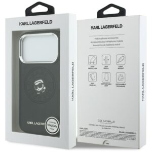 Dėklas Karl Lagerfeld Point & Karl Sketch MagSafe Apple iPhone 17 Pro Max juodos spalvos - Image 8