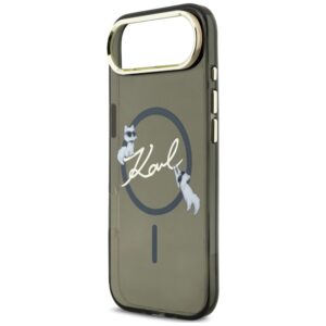 Dėklas Karl Lagerfeld IML Choupettes Karl Script Logo MagSafe Apple iPhone Air juodos spalvos - Image 6