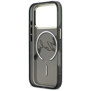 Dėklas Karl Lagerfeld IML Choupettes Karl Script Logo MagSafe Apple iPhone 17 Pro Max juodos spalvos - Image 7